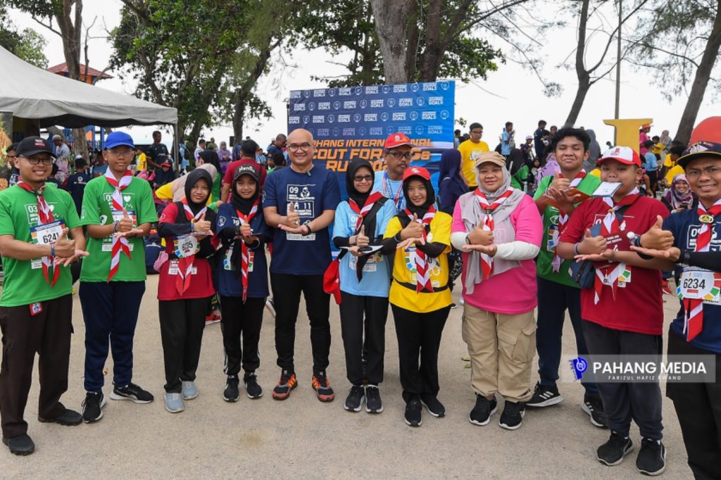 7,000 PESERTA SERTAI PAHANG INTERNATIONAL SCOUTS FOR SDGS RUN 2024